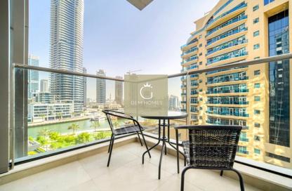 Apartment - Studio - 1 Bathroom for rent in Sparkle Tower 2 - Sparkle Towers - Dubai Marina - Dubai