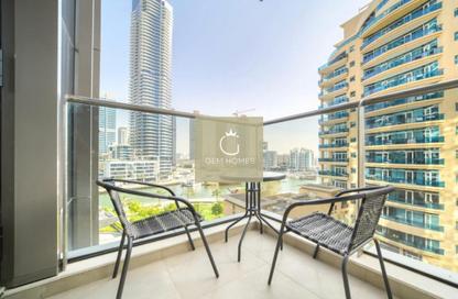 Apartment - Studio - 1 Bathroom for rent in Sparkle Tower 2 - Sparkle Towers - Dubai Marina - Dubai