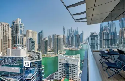 Hotel  and  Hotel Apartment - 2 Bedrooms - 3 Bathrooms for rent in Safeer Tower - Dubai Marina - Dubai