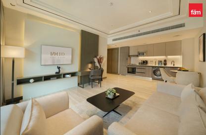 Apartment - 1 - 1 for rent in Mileo the Palm - Palm Jumeirah - Dubai