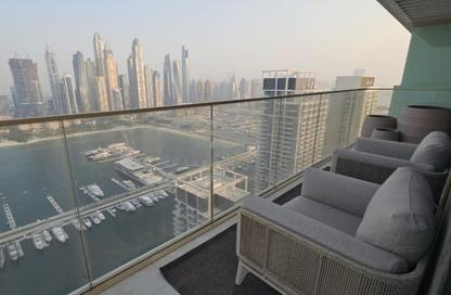 Duplex - 4 Bedrooms - 5 Bathrooms for rent in Grand Bleu Tower 1 - EMAAR Beachfront - Dubai Harbour - Dubai