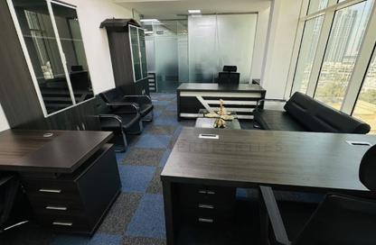 Office Space - Studio - 1 Bathroom for rent in Clover Bay Tower - Business Bay - Dubai