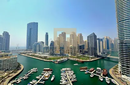 شقة - غرفة نوم - 2 حمامات للايجار في نجمة المارينا - دبي مارينا - دبي