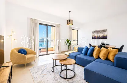 Apartment - 1 Bedroom - 2 Bathrooms for rent in Rimal 4 - Rimal - Jumeirah Beach Residence - Dubai