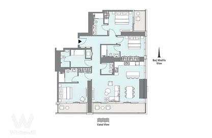 Apartment - 3 - 5 for sale in Peninsula Four - Peninsula - Business Bay - Dubai