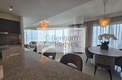 Apartment - 3 Bedrooms - 4 Bathrooms for rent in Grand Bleu Tower 1 - EMAAR Beachfront - Dubai Harbour - Dubai