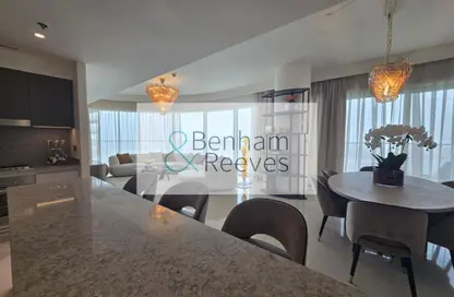 شقة - 3 غرف نوم - 4 حمامات للايجار في جراند بلو تاور 1 - إعمار بيتشفرونت - دبي هاربور - دبي