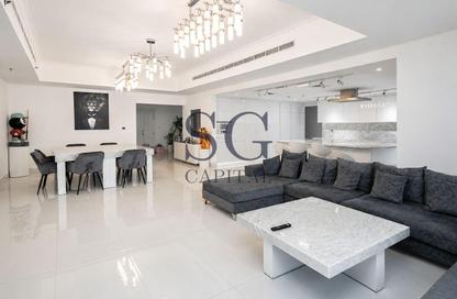 Apartment - 3 Bedrooms - 5 Bathrooms for rent in Emirates Crown - Dubai Marina - Dubai