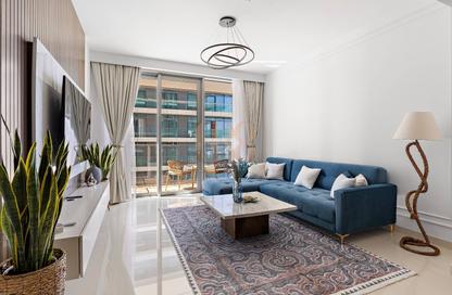 Apartment - 2 Bedrooms - 2 Bathrooms for rent in Beach Isle Tower 1 - Beach Isle - Emaar Beachfront - Dubai Harbour - Dubai