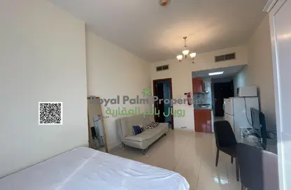 Apartment - Studio - 1 Bathroom for rent in Orient Tower 1 - Orient Towers - Al Bustan - Ajman