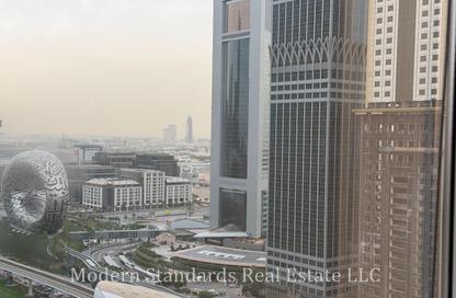 Office Space - Studio - 4 Bathrooms for rent in Al Moosa Tower 2 - Al Moosa Towers - Sheikh Zayed Road - Dubai