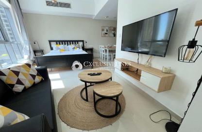 Apartment - Studio - 1 Bathroom for rent in Bay Central Tower West - Bay Central - Dubai Marina - Dubai