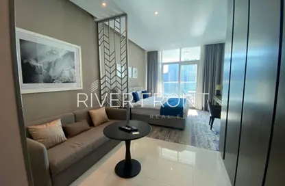 Apartment - Studio - 1 Bathroom for rent in Damac Maison Prive B - Damac Maison Prive - Business Bay - Dubai