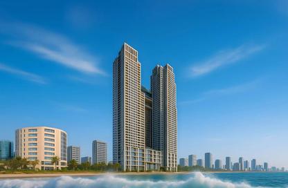 Apartment - 2 Bedrooms - 3 Bathrooms for sale in Mawjan Tower - Ajman Corniche Road - Ajman