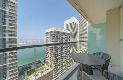 شقة - غرفة نوم - 1 حمام للبيع في برج Marina Vista 2 - مارينا فيستا - إعمار بيتشفرونت - دبي هاربور - دبي