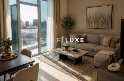 Apartment - 1 Bedroom - 2 Bathrooms for rent in Hub Canal 1 - Hub Golf View Apartments - Dubai Sports City - Dubai