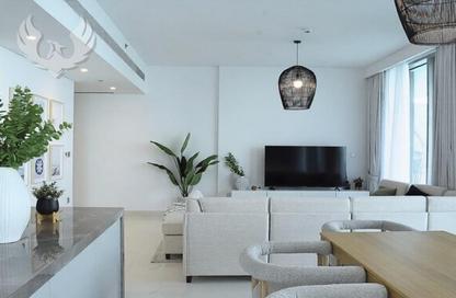Apartment - 3 Bedrooms - 3 Bathrooms for rent in Beach Isle Tower 1 - Beach Isle - EMAAR Beachfront - Dubai Harbour - Dubai