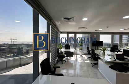 Office Space - Studio - 1 Bathroom for rent in Platinum Tower - Dubai Marina - Dubai