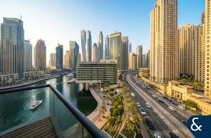 شقة - غرفة نوم - 2 حمامات للبيع في برج باي سنترال الغربي - باي سنترال - دبي مارينا - دبي