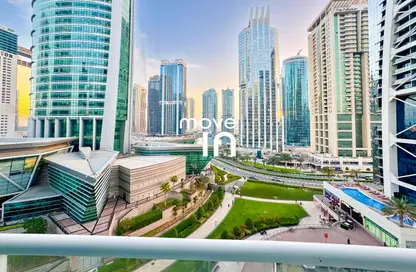 Apartment - Studio - 1 Bathroom for rent in Lake Terrace - JLT Cluster D - Jumeirah Lake Towers - Dubai