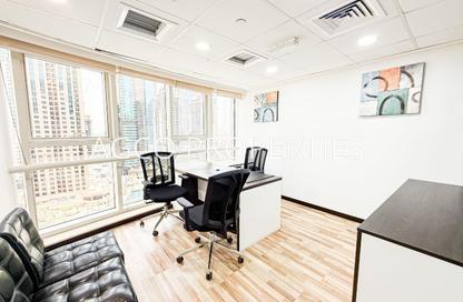 Office Space - Studio - 1 Bathroom for rent in Goldcrest Executive - JLT Cluster C - Jumeirah Lake Towers - Dubai