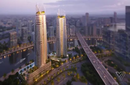 شقة - غرفة نوم - 1 حمام للبيع في مرتفعات القناة - الخليج التجاري - دبي