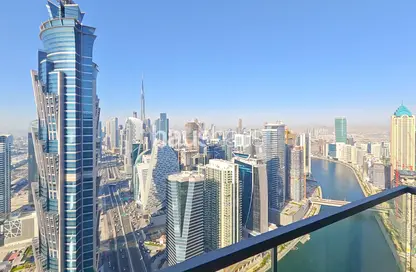 شقة - 3 غرف نوم - 4 حمامات للايجار في برج نورا - مدينة الحبتور - الخليج التجاري - دبي