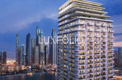 Apartment - 3 Bedrooms - 3 Bathrooms for sale in Beachgate by Address - EMAAR Beachfront - Dubai Harbour - Dubai