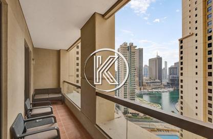 Apartment - 3 Bedrooms - 4 Bathrooms for rent in Sadaf 7 - Sadaf - Jumeirah Beach Residence - Dubai
