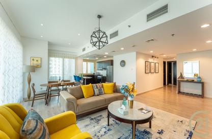 Apartment - 2 - 3 for rent in The Royal Oceanic - Dubai Marina - Dubai