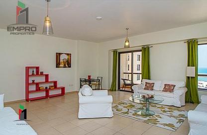 Apartment - 1 Bedroom - 2 Bathrooms for rent in Rimal 4 - Rimal - Jumeirah Beach Residence - Dubai