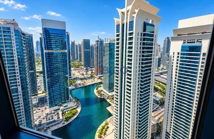 مكتب - استوديو للايجار في خور الجميرا  2 - أبراج خور الجميرا - (JLT) مجمع X - أبراج بحيرات الجميرا - دبي