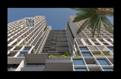 شقة - غرفة نوم - 2 حمامات للبيع في برج موجان - طريق كورنيش عجمان - عجمان