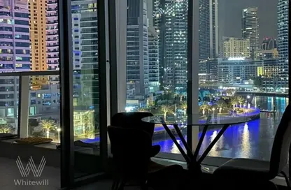Apartment - 1 Bedroom - 2 Bathrooms for rent in Panoramic Tower - Dubai Marina - Dubai