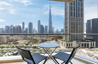 شقة - 2 غرف نوم - 3 حمامات للايجار في A برج فيوز - برج فيوز - وسط مدينة دبي - دبي