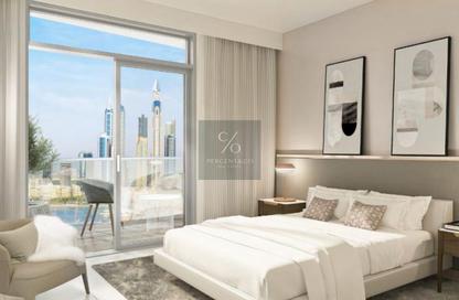 شقة - غرفة نوم - 1 حمام للبيع في برج Marina Vista 1 - مارينا فيستا - إعمار بيتشفرونت - دبي هاربور - دبي