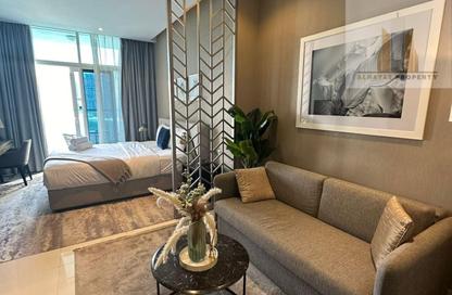 Apartment - Studio - 1 Bathroom for rent in Damac Maison Prive B - Damac Maison Prive - Business Bay - Dubai