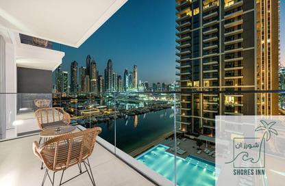 Apartment - 2 Bedrooms - 2 Bathrooms for rent in Beach Mansion - EMAAR Beachfront - Dubai Harbour - Dubai