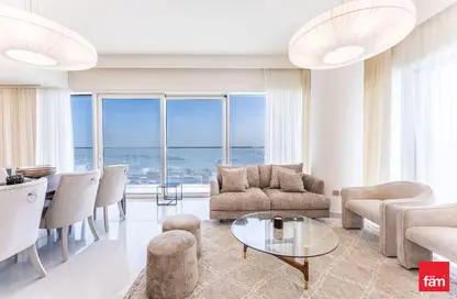 Apartment - 3 Bedrooms - 4 Bathrooms for rent in Grand Bleu Tower 1 - EMAAR Beachfront - Dubai Harbour - Dubai
