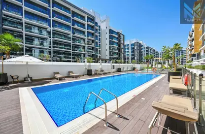 Apartment - Studio - 1 Bathroom for rent in Azizi Riviera 31 - AZIZI Riviera - Meydan One - Meydan - Dubai