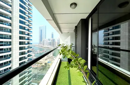 Apartment - Studio - 1 Bathroom for rent in Escan Tower - Dubai Marina - Dubai