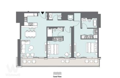 Apartment - 2 Bedrooms - 3 Bathrooms for sale in Peninsula Four - Peninsula - Business Bay - Dubai