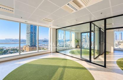 Office Space - Studio - 1 for rent in Al Habtoor Business Tower - Dubai Marina - Dubai