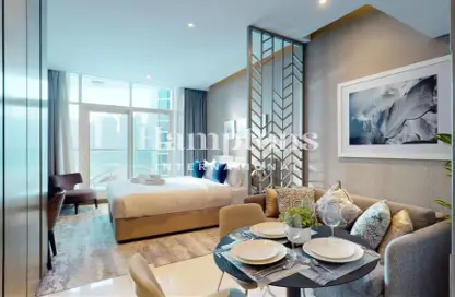 Apartment - Studio - 1 Bathroom for rent in Damac Maison Prive B - Damac Maison Prive - Business Bay - Dubai