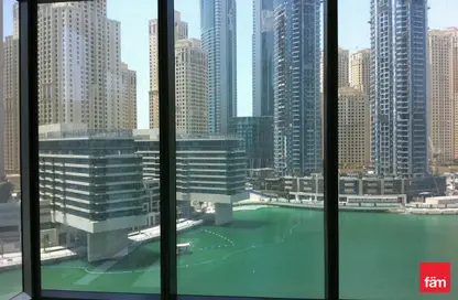 Apartment - 1 Bedroom - 2 Bathrooms for rent in Silverene Tower B - Silverene - Dubai Marina - Dubai