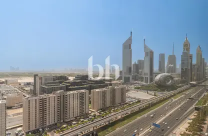 شقة - غرفة نوم - 2 حمامات للايجار في برج بارك - شارع الشيخ زايد - دبي