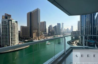 Apartment - 2 Bedrooms - 3 Bathrooms for rent in Continental Tower - Dubai Marina - Dubai