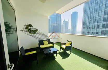 مكتب - غرفة نوم - 1 حمام للايجار في القمة - الخليج التجاري - دبي