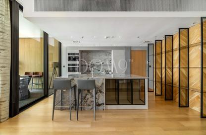 Apartment - 3 - 5 for rent in Bulgari Resort  and  Residences 2 - Bulgari Resort  and  Residences - Jumeirah Bay Island - Jumeirah - Dubai