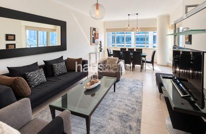 Apartment - 1 - 1 for rent in Al Majara 1 - Al Majara Towers - Dubai Marina - Dubai